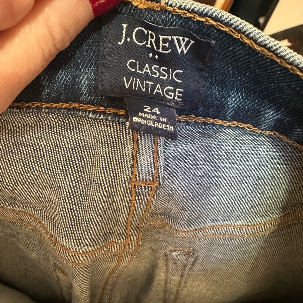 J. Crew Classic Vintage Women's Denim Jeans